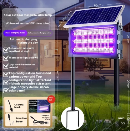 Soler Powered Outdoor Bug Zapper.