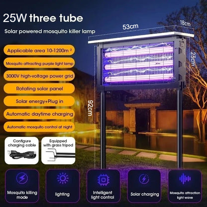 Soler Powered Outdoor Bug Zapper.